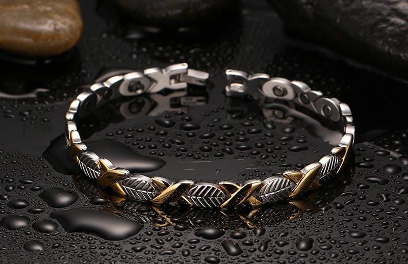 Leaf Gold Best Magnetic Health Bracelet for Women - Drakoi Marketplace