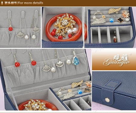 Leather Jewellery Box - Drakoi Marketplace