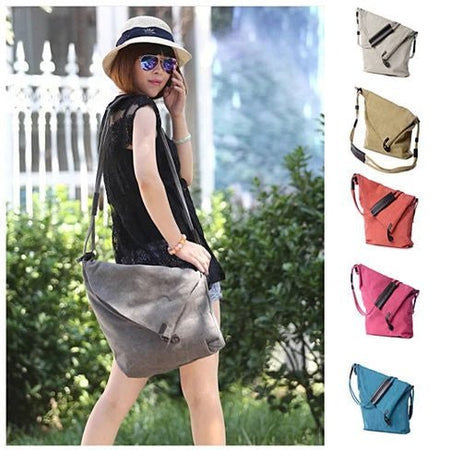 LEISURELY Foldover Crossbody Bag In 6 Colors - Drakoi Marketplace