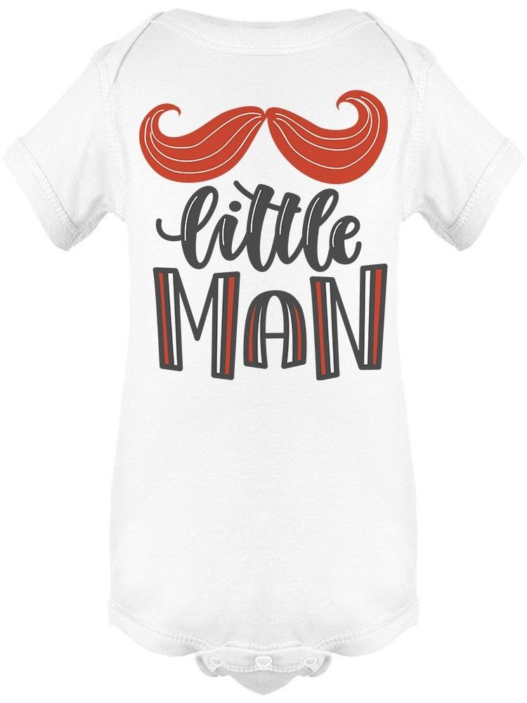 Little Man Mustache Bodysuit Baby's -Image by Shutterstock - Drakoi Marketplace