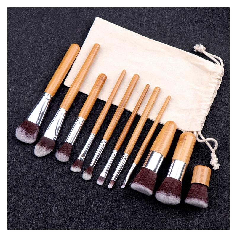 Lucky Beauty Bamboo Brush Set of 11 pcs - Drakoi Marketplace