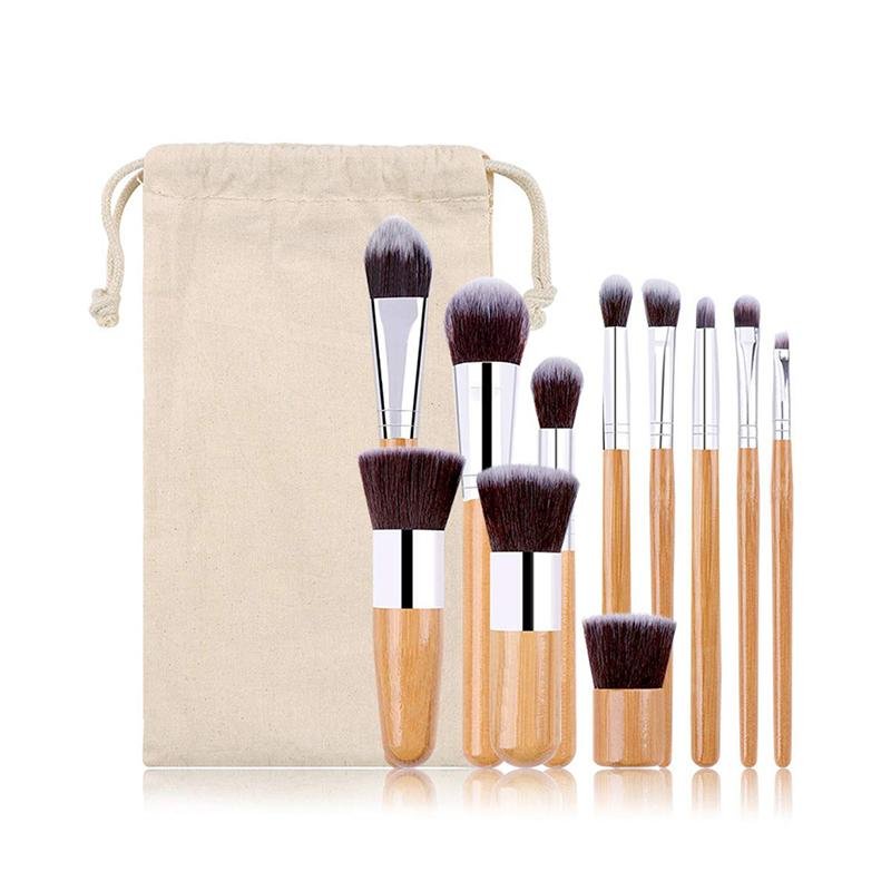 Lucky Beauty Bamboo Brush Set of 11 pcs - Drakoi Marketplace