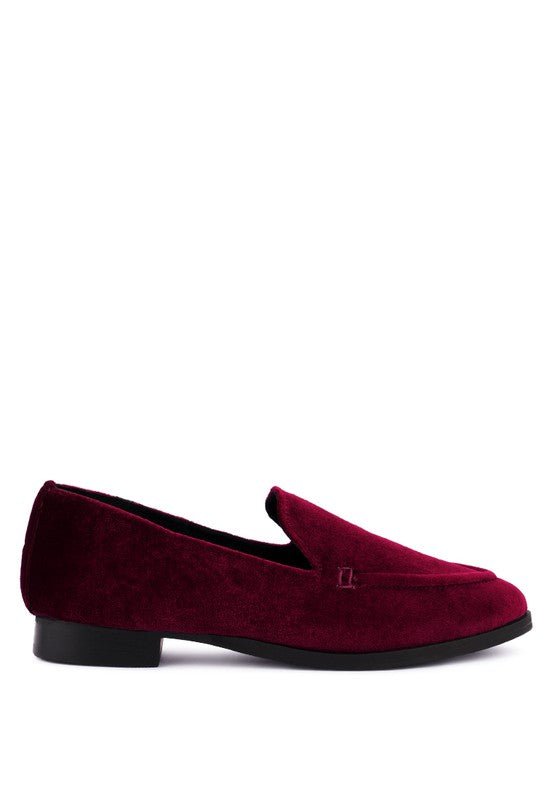 Luxe-Lap Velvet Handcrafted Loafers - Drakoi Marketplace