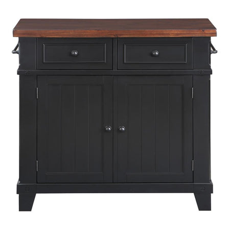 Madison Kitchen Island, Black - Drakoi Marketplace