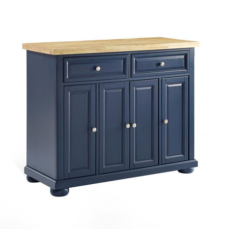 Madison Kitchen Island Navy - Drakoi Marketplace