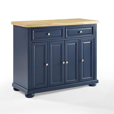 Madison Kitchen Island Navy - Drakoi Marketplace