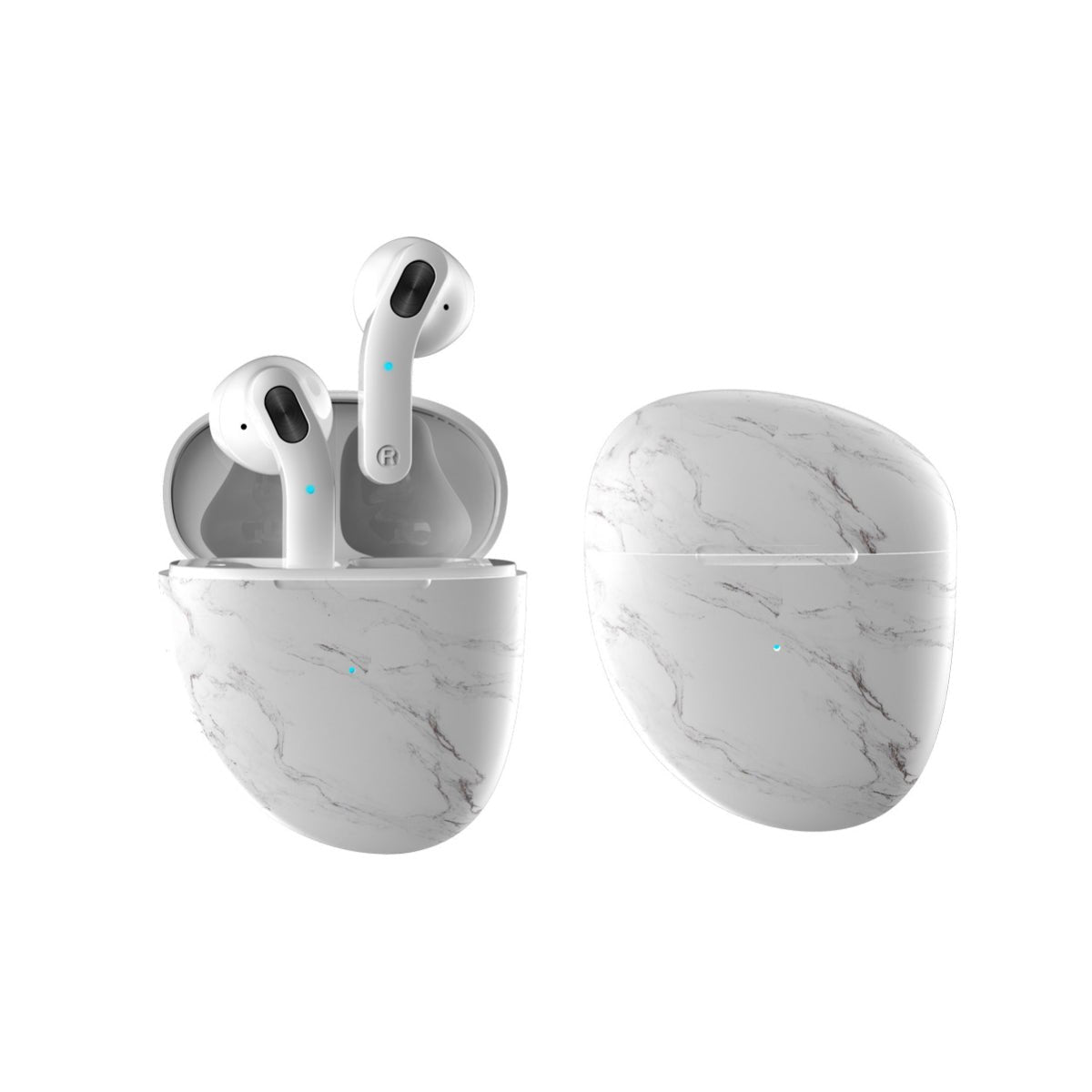 Marble Pebble Twin Bluetooth Headphones - Drakoi Marketplace