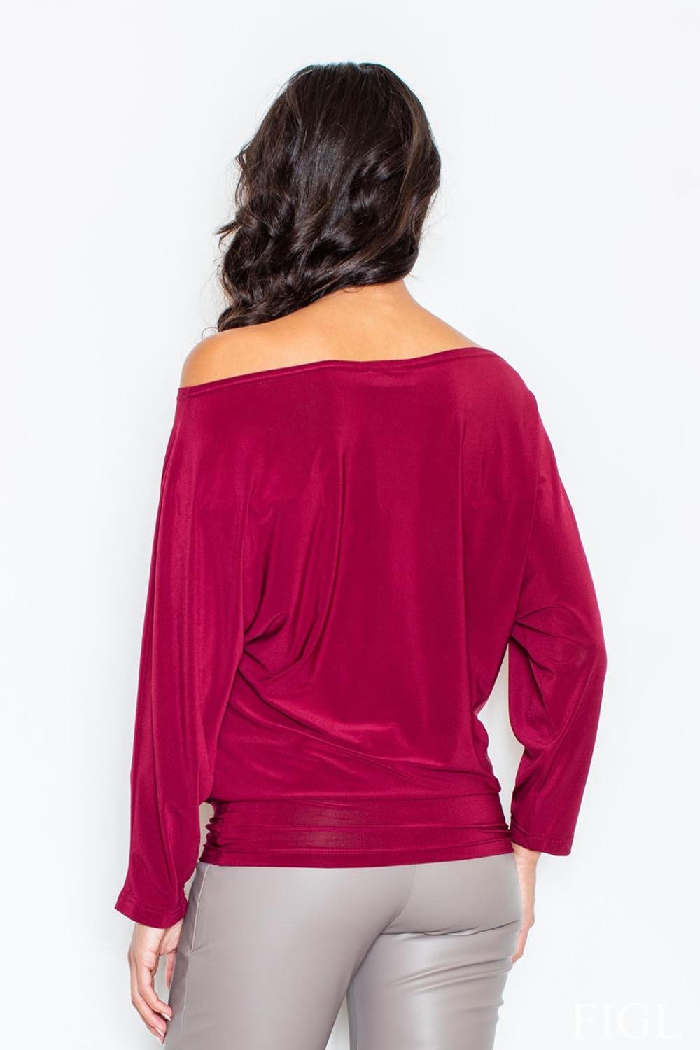 Maroon Figl Blouses - Drakoi Marketplace