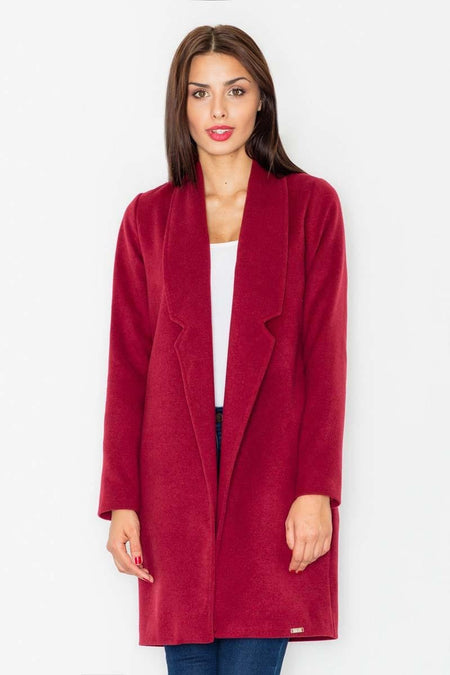 Maroon Figl Jackets & Coats - Drakoi Marketplace