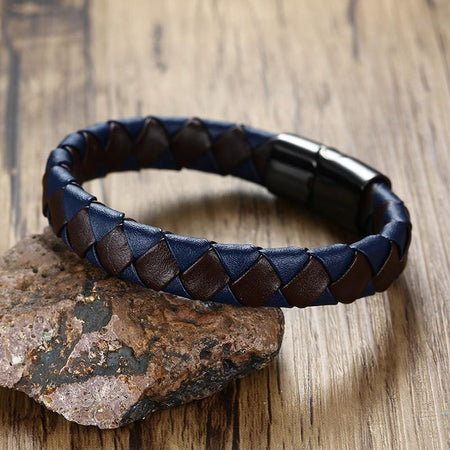 Mens Genuine Leather Bracelet - Drakoi Marketplace