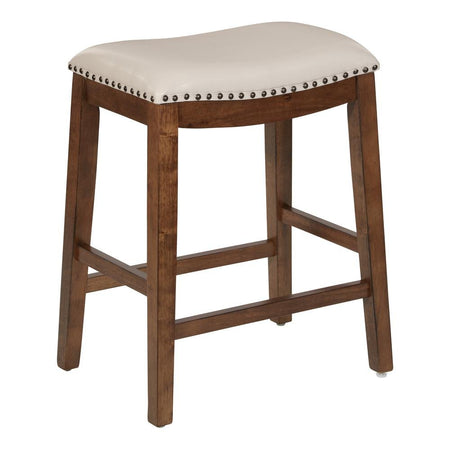 Metro 24" Saddle Stool - Drakoi Marketplace