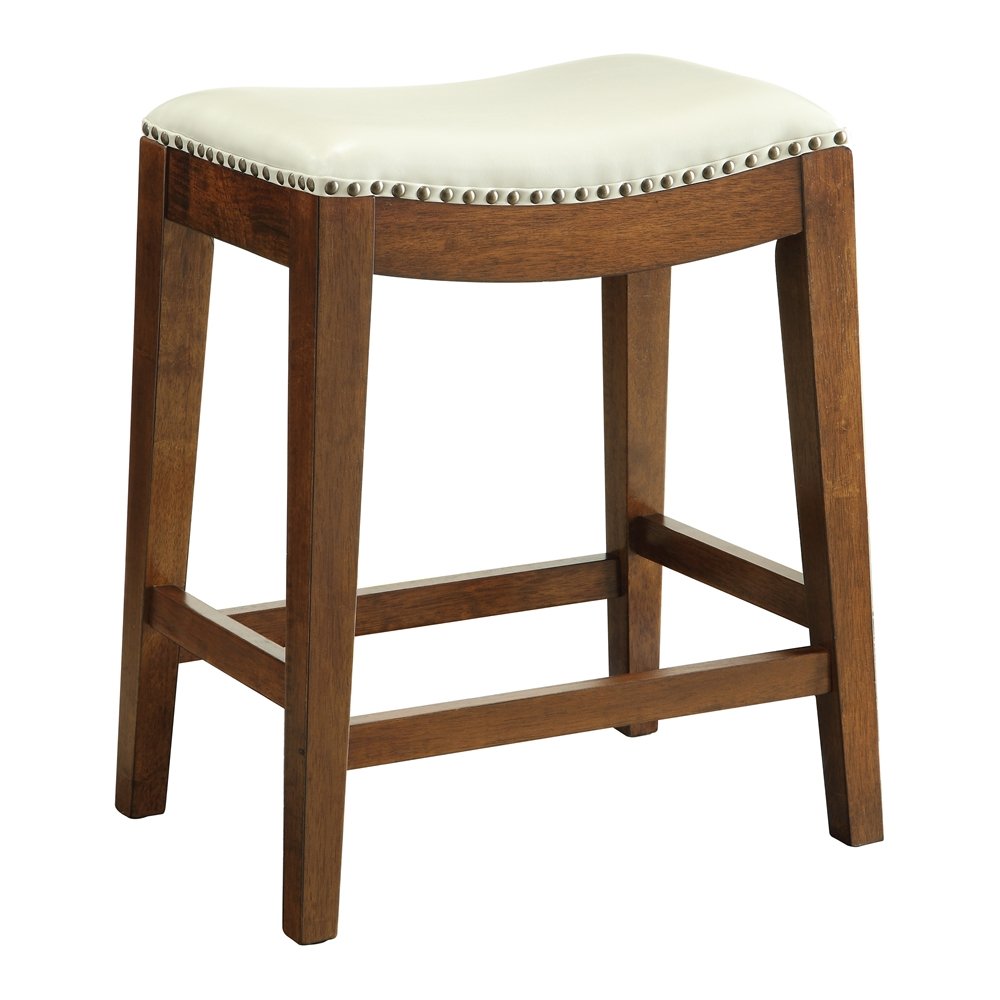 Metro 24" Saddle Stool - Drakoi Marketplace