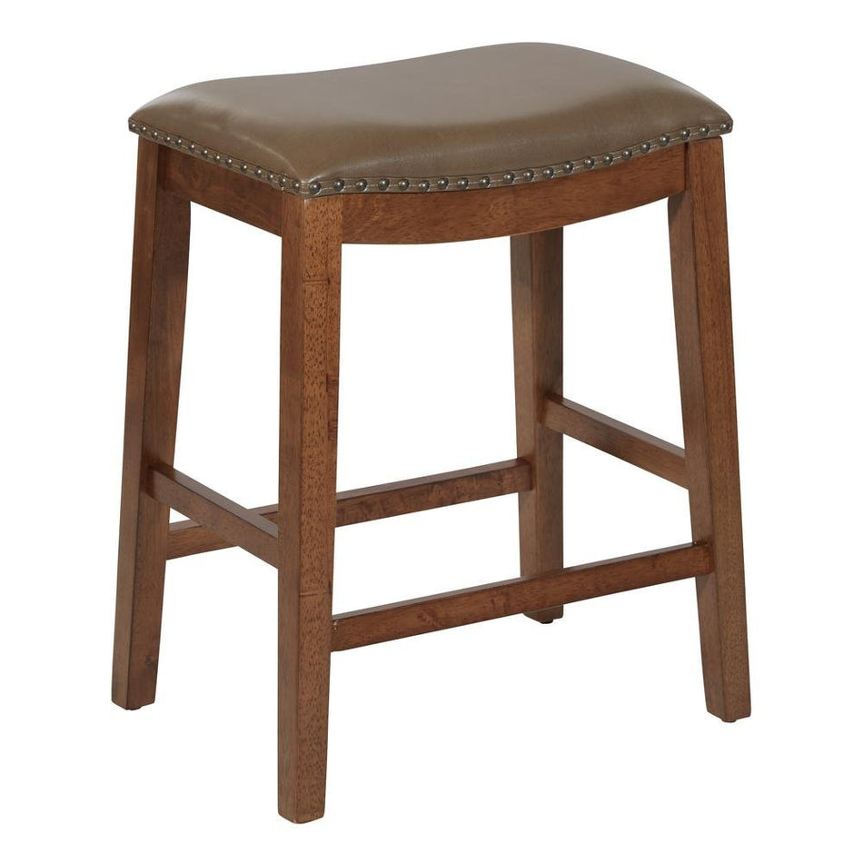 Metro 24" Saddle Stool - Drakoi Marketplace