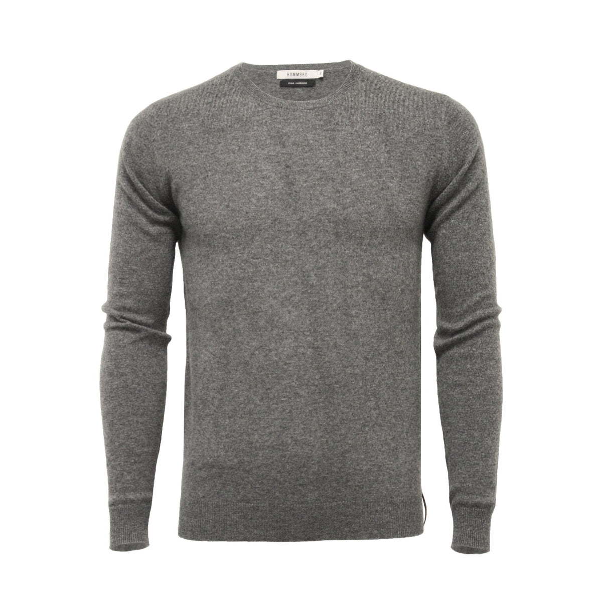 Mid Grey Cashmere Crew Neck Sweater - Drakoi Marketplace