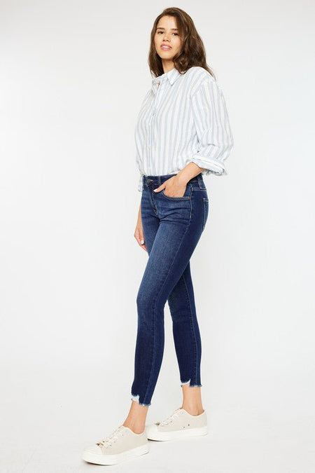 Mid RIse Ankle Skinny Jeans - Drakoi Marketplace