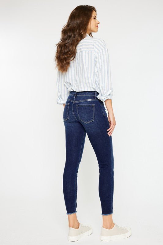 Mid RIse Ankle Skinny Jeans - Drakoi Marketplace