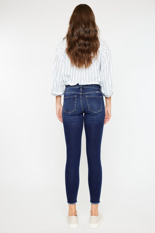 Mid RIse Ankle Skinny Jeans - Drakoi Marketplace