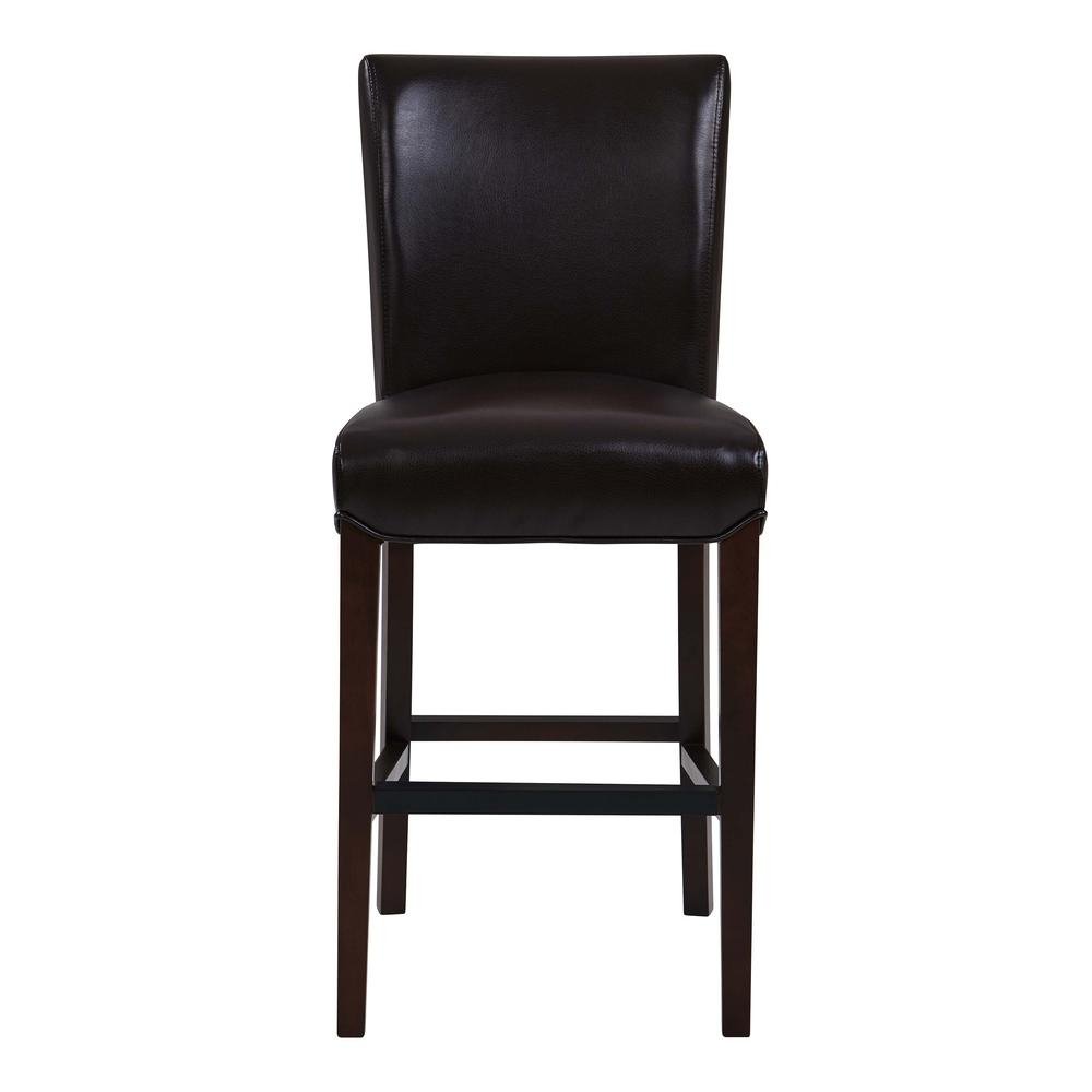 Milton Bonded Leather Counter Stool - Drakoi Marketplace