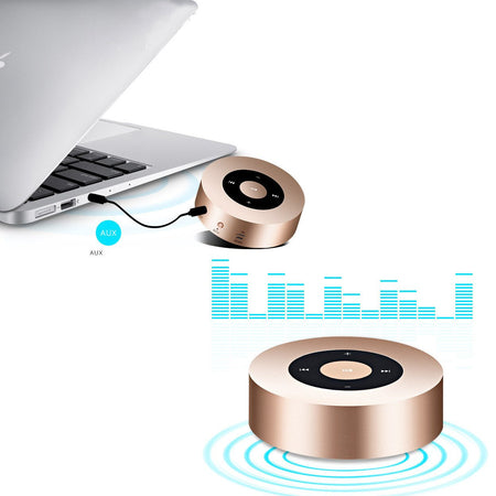 Minimal Metallic Bluetooth Speaker and MP3 Player - Drakoi Marketplace