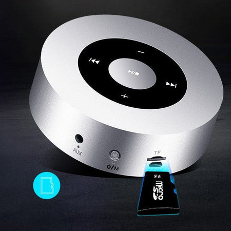 Minimal Metallic Bluetooth Speaker and MP3 Player - Drakoi Marketplace