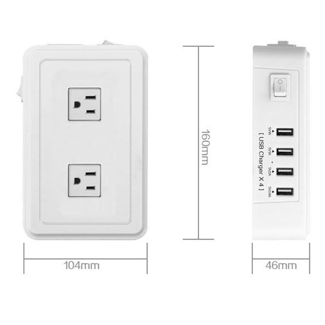 Mix Master Charging Hub For AC And USB Outlets - Drakoi Marketplace