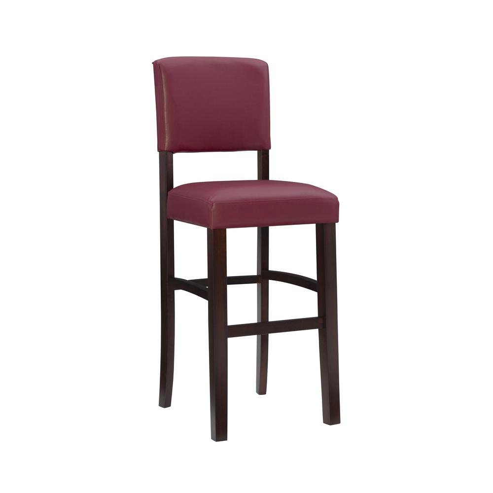 Monaco Bar Stool Dark Red - Drakoi Marketplace