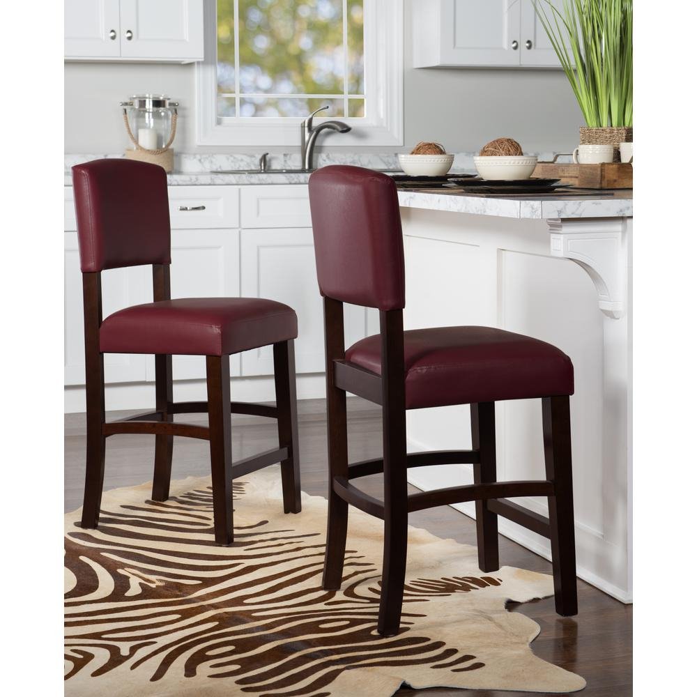 Monaco Counter Stool Red 24 - Drakoi Marketplace