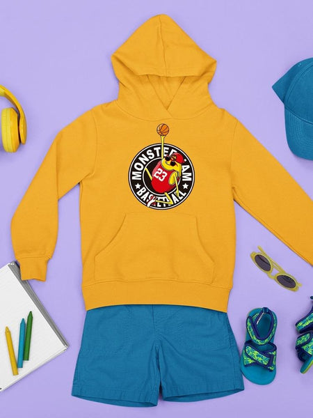 Monster Jam Basketball Hoodie -Image by Shutterstock - Drakoi Marketplace