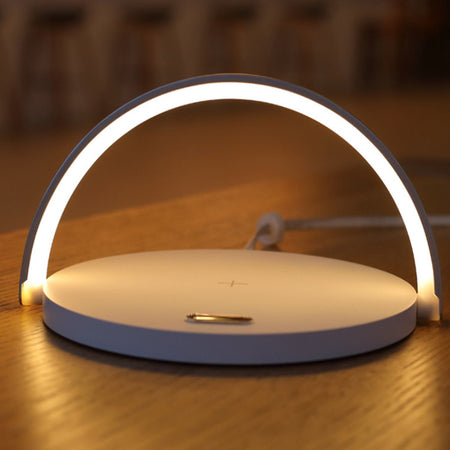 Moonlit Soft Glow LED Light, Wireless Phone Charger And Stand - Drakoi Marketplace