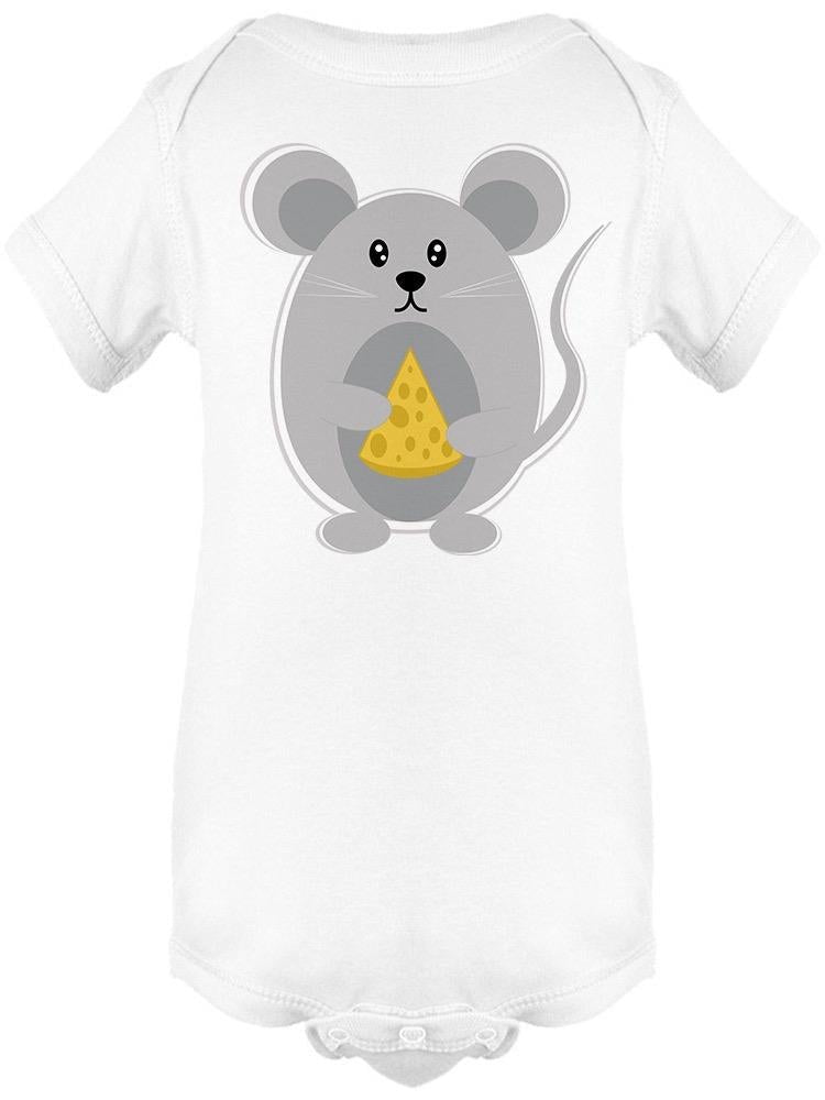 Mouse Cheese Cartoon Drawing Bodysuit Baby's -Image by Shutterstock - Drakoi Marketplace