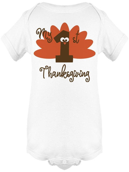 My 1St Thanksgiving Baby's Bodysuit - Drakoi Marketplace