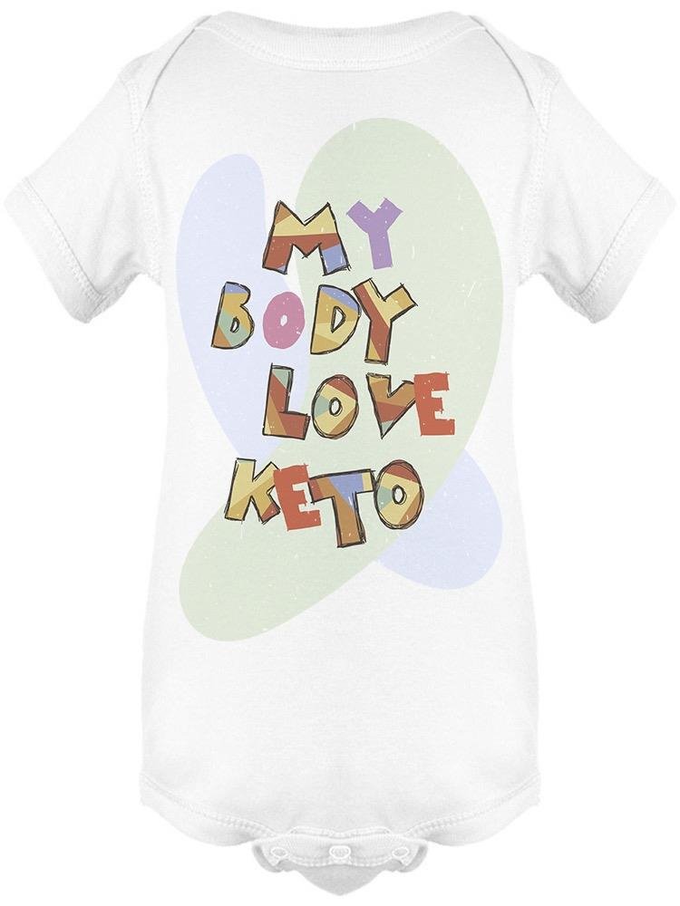 My Body Love Keto Bodysuit Baby's -Image by Shutterstock - Drakoi Marketplace