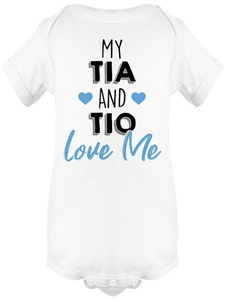 My Tia And Tio Love Me Baby's Bodysuit - Drakoi Marketplace