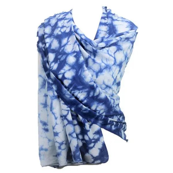 Mystic Ocean Indigo Scarf - Drakoi Marketplace