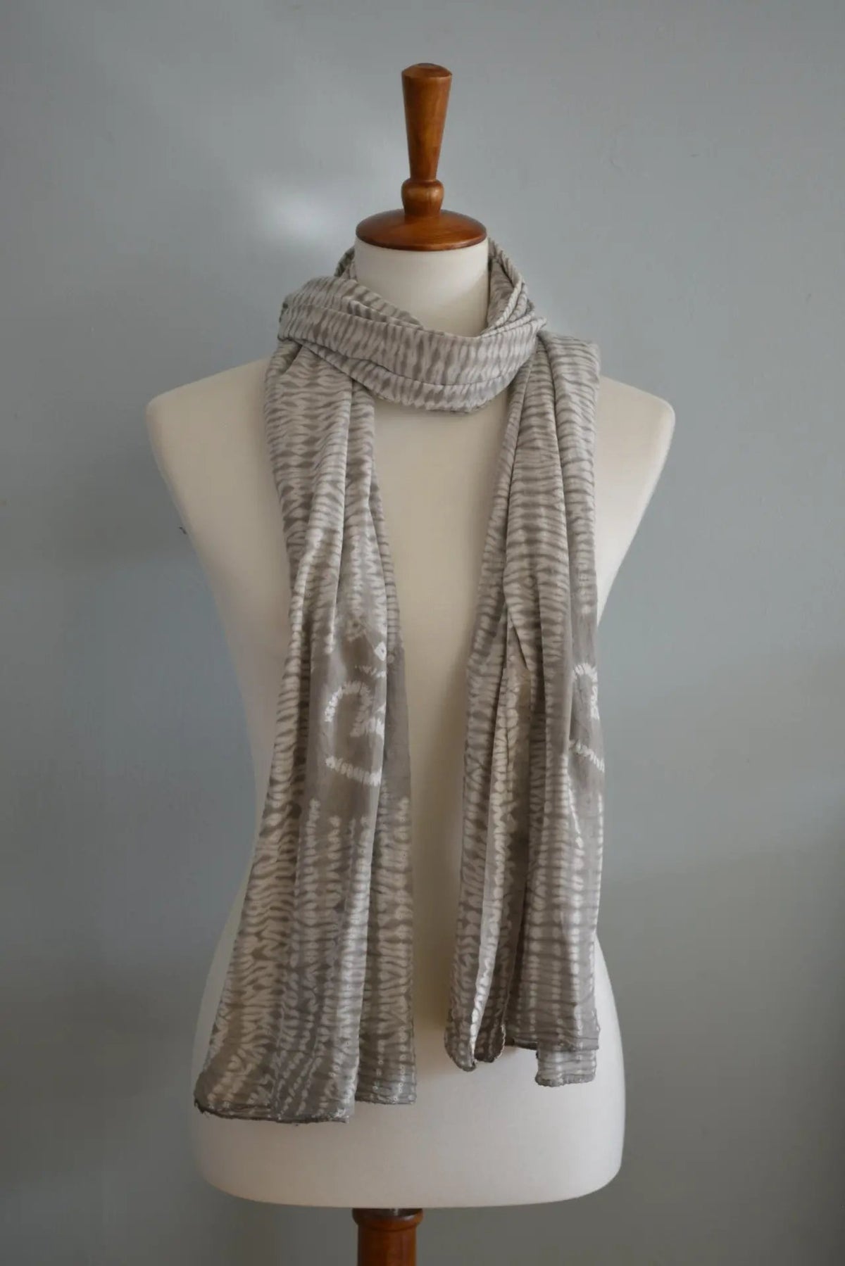 Naturally dyed cotton scarf - Drakoi Marketplace