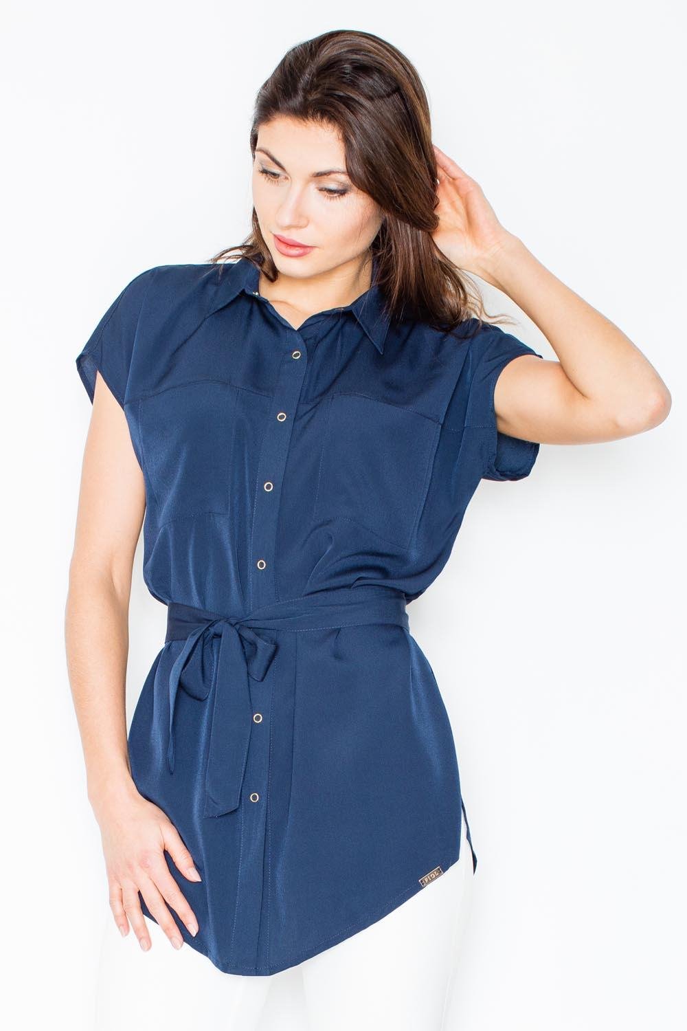 Navy Blue Figl Dresses - Drakoi Marketplace