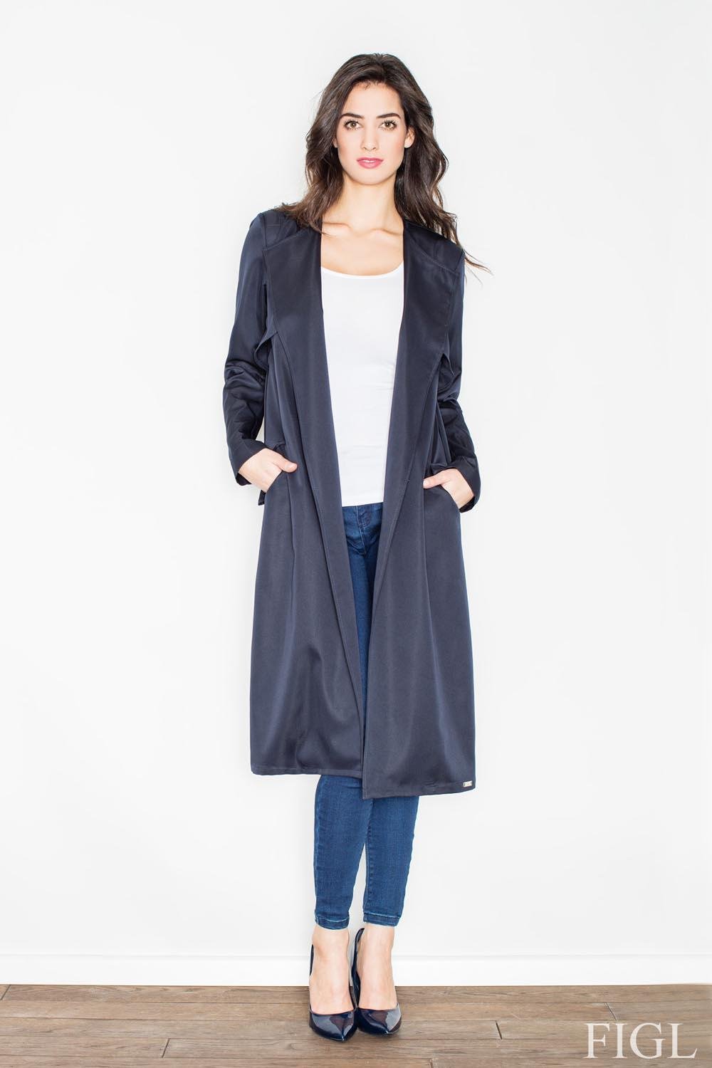 Navy Blue Figl Jackets & Coats - Drakoi Marketplace