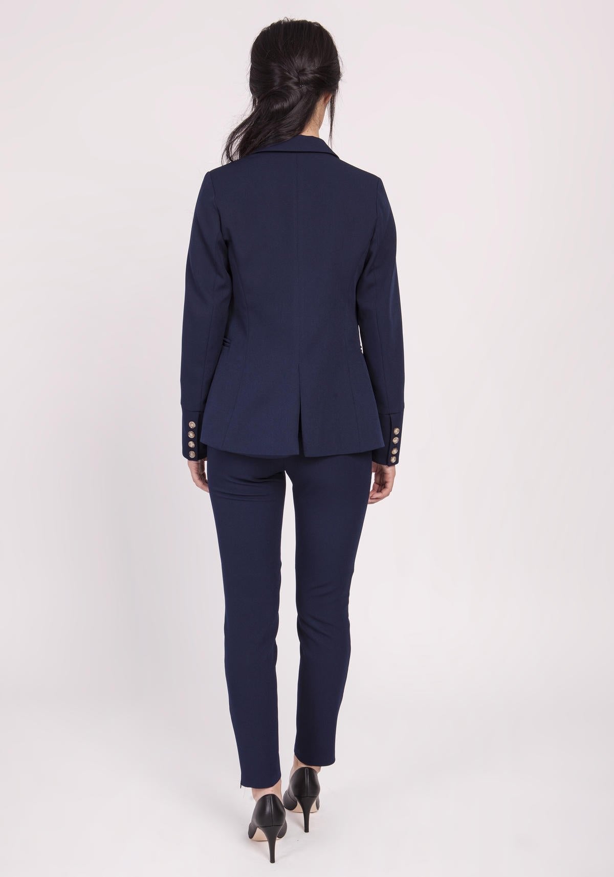 Navy Blue Lanti Jackets & Coats - Drakoi Marketplace