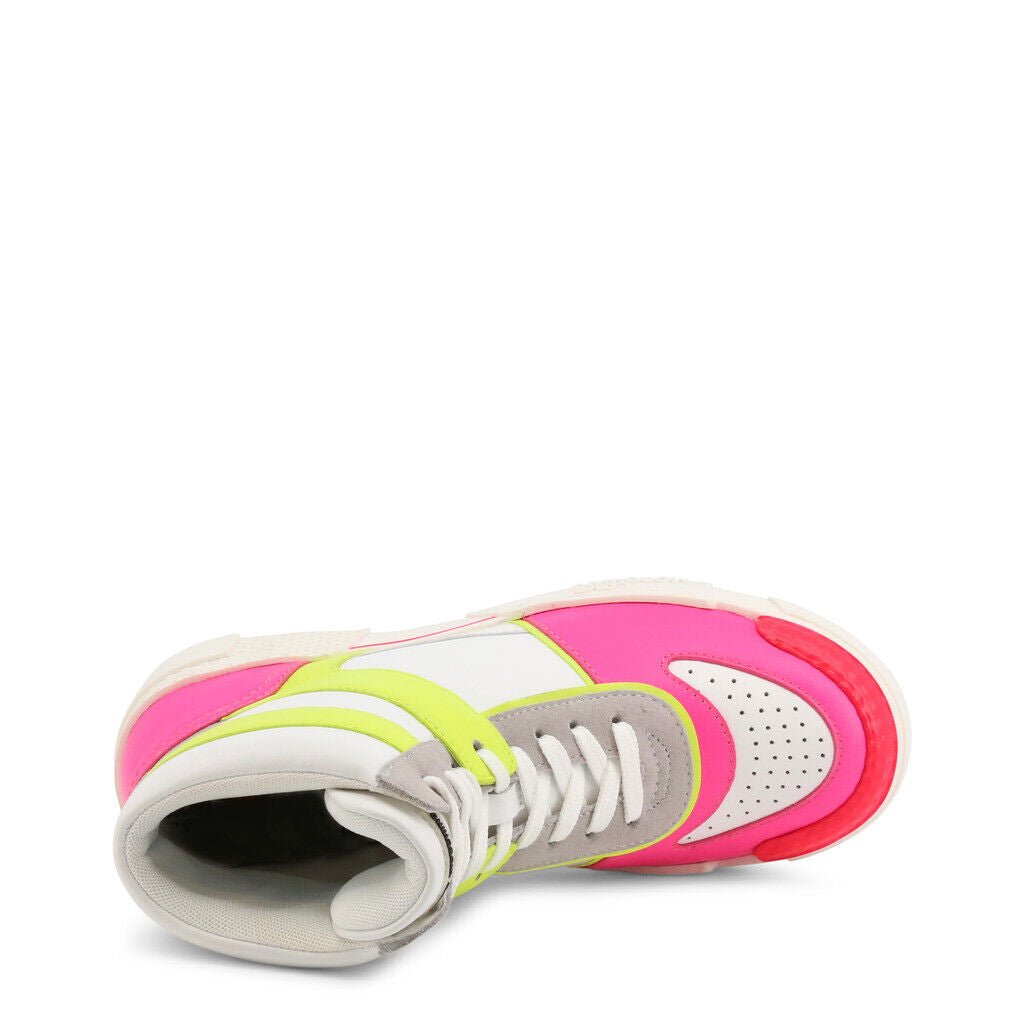 Neon Pink High Top Sneakers - Drakoi Marketplace