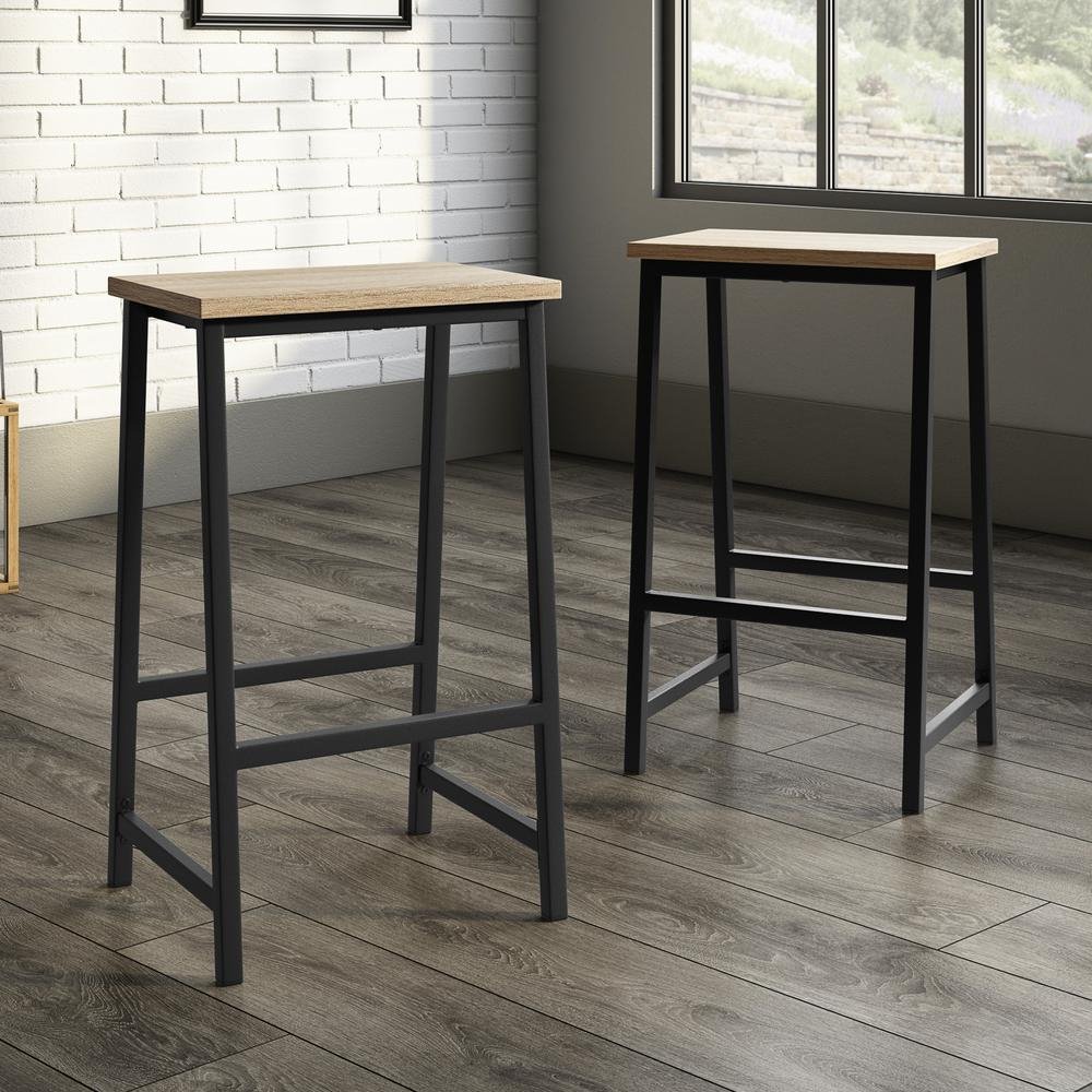 North Avenue Counter Height Stool 2Pk 3A - Drakoi Marketplace