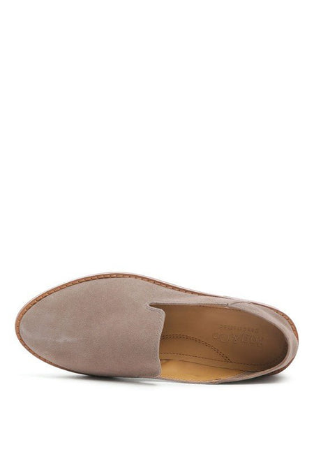 Olivia Classic Suede Loafers - Drakoi Marketplace