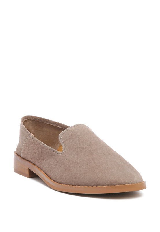 Olivia Classic Suede Loafers - Drakoi Marketplace