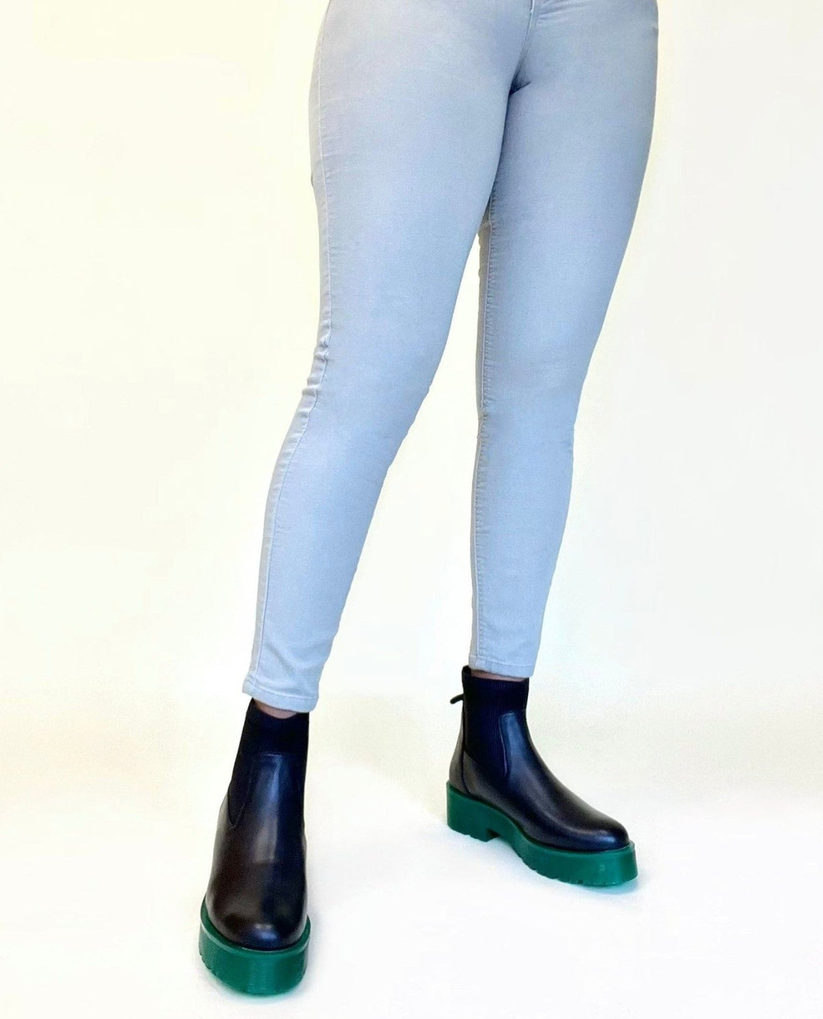 Olivia Green Platform Chelsea - Drakoi Marketplace