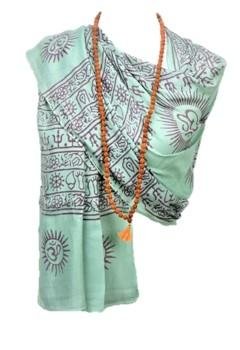 OM Bhakti Prayer Shawl - Drakoi Marketplace