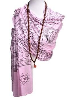 OM Bhakti Prayer Shawl - Drakoi Marketplace