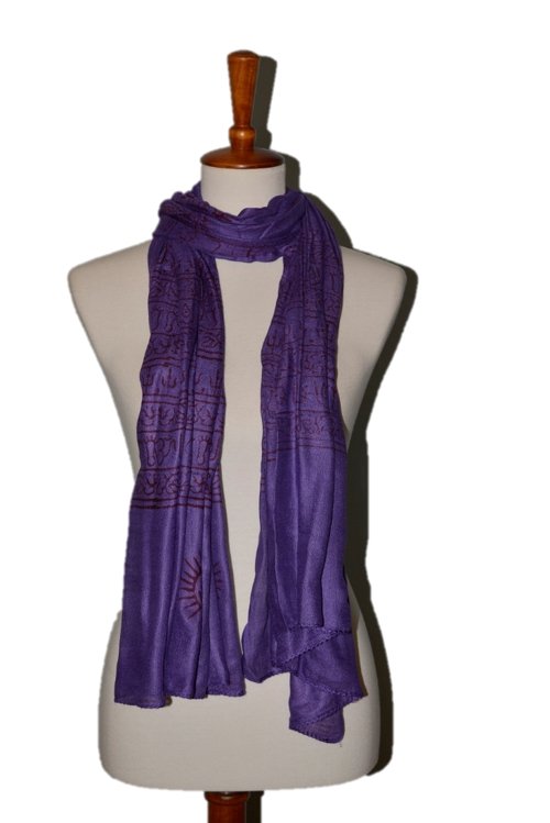 OM Bhakti Prayer Shawl - Drakoi Marketplace