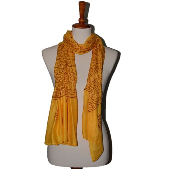 OM Bhakti Prayer Shawl - Drakoi Marketplace