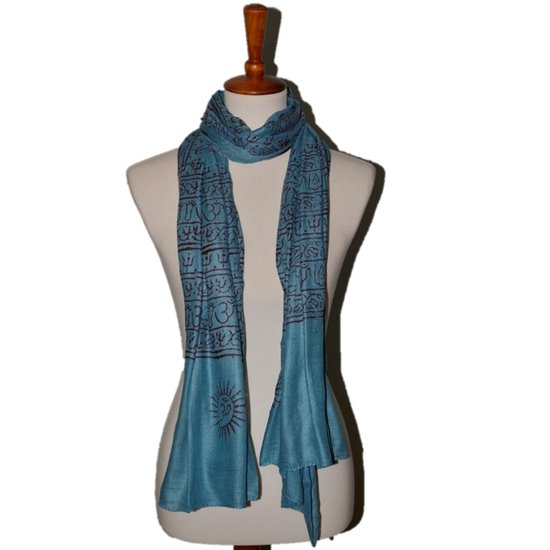 OM Bhakti Prayer Shawl - Drakoi Marketplace