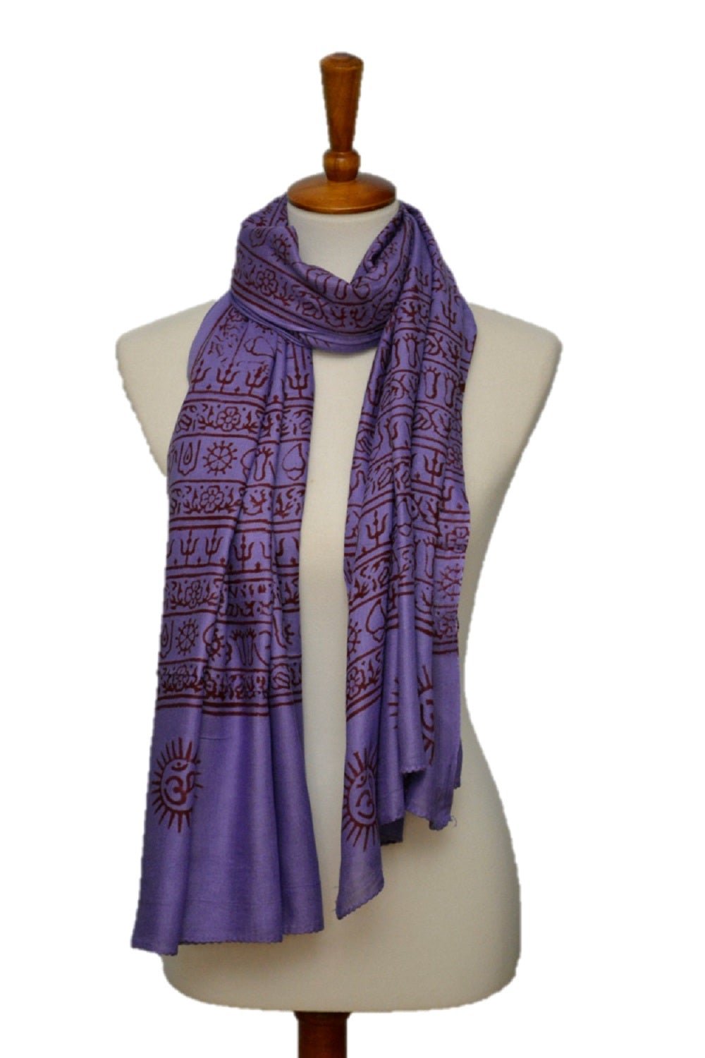 OM Yoga Meditation Mantra Prayer Shawl - Large - Drakoi Marketplace