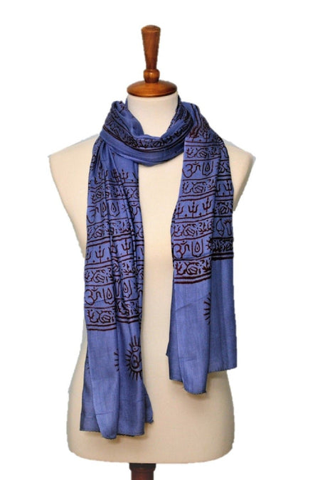 OM Yoga Meditation Mantra Prayer Shawl - Large - Drakoi Marketplace